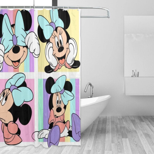 Mickey Mouse shower curtain waterproof polyester one size 1