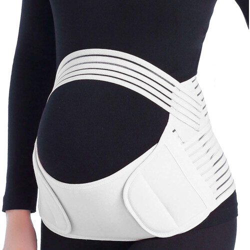 Ceinture de grossesse Fullgaden, grande blanche