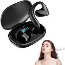 Écouteurs intra-auriculaires Bluetooth intelligents avec traduction en temps réel – Plus de 150 langues – Interprète en temps réel –