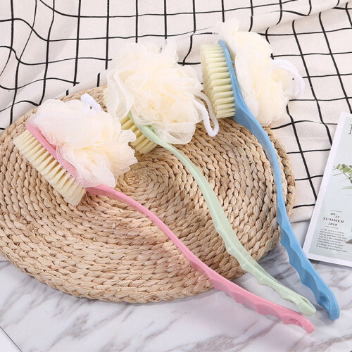 Shower Back Brush Long Handle Double-Sided Body Exfoliator 2