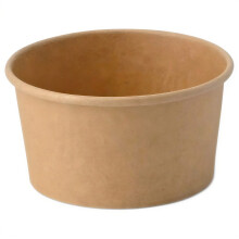 Kraftpapír fagylaltpohár 220 ml, átmérő 92 mm, 50 db.