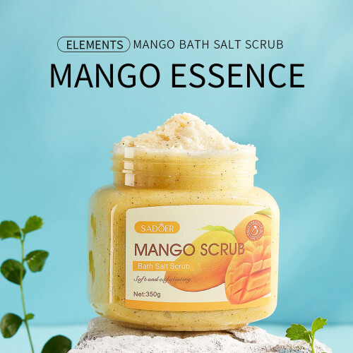 Fruit Bath Salt with Avocado Blueberry Mango Almond Scrub 2