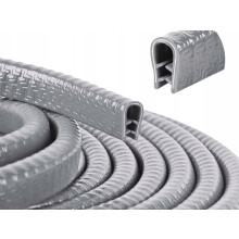 Vahvistettu reunatiiviste reunalistalle 10mm x 8mm x 5m harmaa