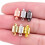 Chiusure magnetiche per gioielli, 12x6 mm, set da 20 pezzi 5
