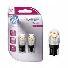 W5W T10 12/24V eftermonteringspærer 194 5x2835SMD 1W hvid diode