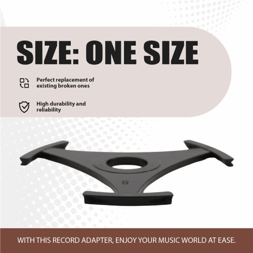7 Inch Vinyl Record Dome 45 Speed Adapter Conversion Base for Vinyl Record Turntable Gramophone Triangle Record Adapter 1
