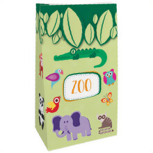 Papírzacskó "ZOO" 14+8x24 cm 50 db.