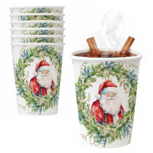 Mikulás papírpohár 250ml 8 db.
