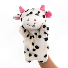 Soft Plush Hand Puppet for Kids - Cute Cartoon Finger Toy for Children