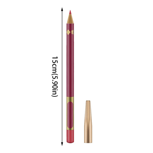 Σετ κραγιόν και eyeliner μωβ με ροδακινί γκλος και φυσικό χρώμα 1