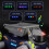 Spuitrobot met roterende gebarensensor, verlichting en 6