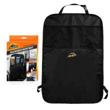 Armor All Rücksitz Kick-Matte mit Stauraum, Schutz für Kinder, 3 Mesh-Taschen, schützt vor Schlägen, Kratzern, Flecken