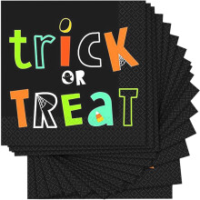 Trick or Treat Luncheon Papperservett - 6 1/2" x 6 1/2" | Flerfärgad | 16-pack