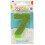 GLITZER NUMMER 7 KIWI KERZE (12/288) 1