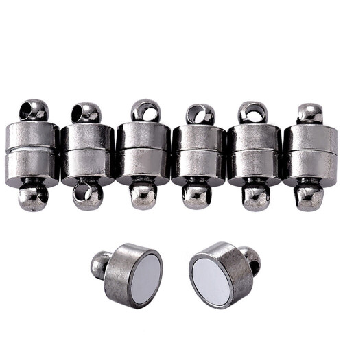 Chiusure magnetiche per gioielli, 12x6 mm, set da 20 pezzi 1