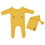 Newborn baby footed romper and hat set2-piece 2