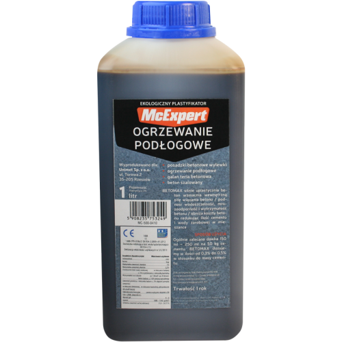 BLØDGØRINGSMIDDEL TIL GULVVARME 1L - MC-500-0410