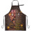 Afro Woman Kitchen Apron Black with Pocket Adjustable Neck 1