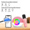 Mini Karaoke Mikrofon Bärbar Bluetooth Högtalare Rosa 2