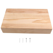 Flip Design Shelf with Secret Compartment Wall Mounted Bookshelf Modern Decoration Wood Color