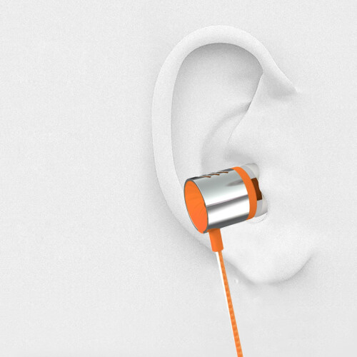 In-ear headphones with mic, 3.5mm wired, for iOS and Android 2