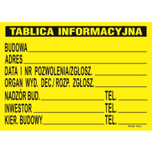 ÉPÜLETI TÁBLA 690*460MM - TAB TB1