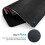 Mousepad com borda emborrachada e trava, ideal para escritório, escrita e jogos. 3