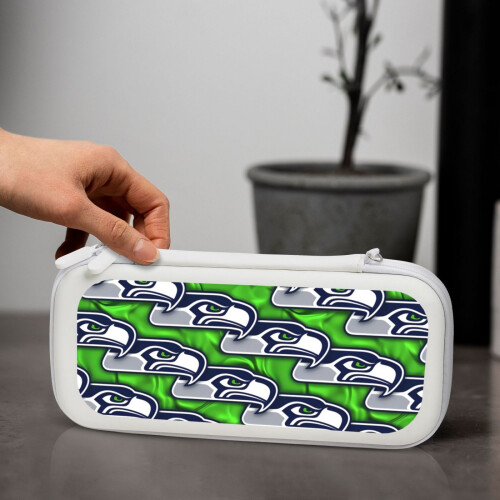 Sac de rangement pour console Switch Seahawks avec accessoires 1