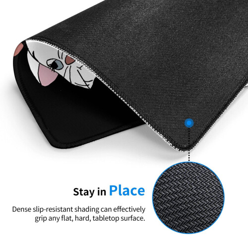 Mousepad Aristogatos com borda de borracha, 61 x 30 cm (24 x 12 polegadas) 2