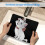 Mousepad Aristogatos com borda de borracha, 61 x 30 cm (24 x 12 polegadas) 6