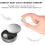 Invisible Bluetooth Earbuds with Charging Case 3