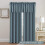 Blackout curtain valance for kitchen bathroom bedroom 2 pcs 2