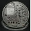 Silver Plated Bitcoin Token with Display Case 6