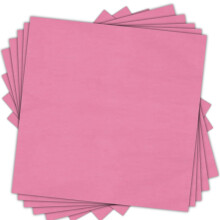 Papier de Soie Rose Vif (20" x 20") Paquet de 8 - Feuilles Carrées Premium, Design Éblouissant