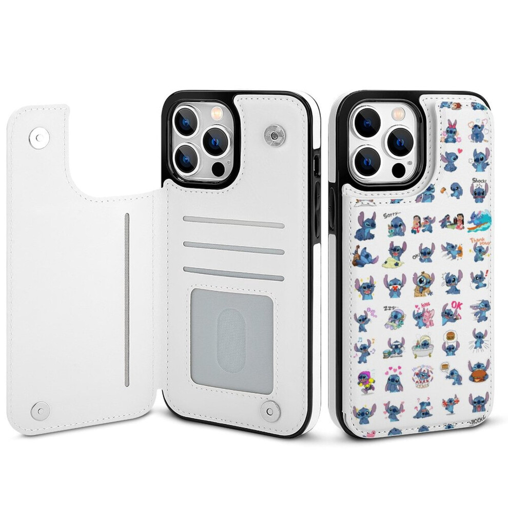 Iphone 14 Pro Max Wallet Case Pu Leather Folio With Stand 301029987311
