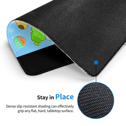 Rubber-Edged Mouse Pad for Laptop and Computer Use 2