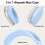 Silicone AirPods Max Case 3-in-1 Sky Blue 4