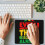 Λαστιχένιο mouse pad Bob Marley με άκρη κλειδώματος 24x12 ίντσες 8