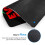 Λαστιχένιο mouse pad Bob Marley με άκρη κλειδώματος 24x12 ίντσες 3
