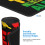 Λαστιχένιο mouse pad Bob Marley με άκρη κλειδώματος 24x12 ίντσες 4