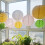 Chinese Style Paper Lanterns Set of 5 3
