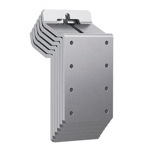 6 T Post Brackets,T Post Target Hanger,Fence Bracket for T Shape Fence Posts,T Post Corner Brace for Trail Camera Mount