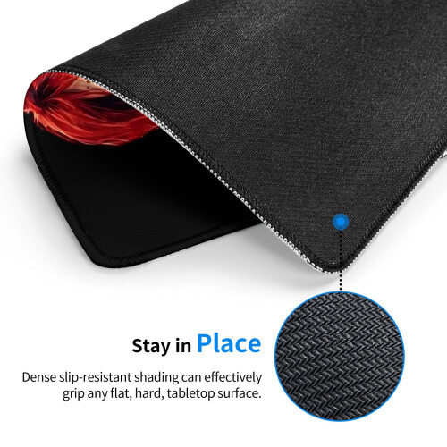 Rubber Edge Mouse Pad for Office Desk and Gaming 2