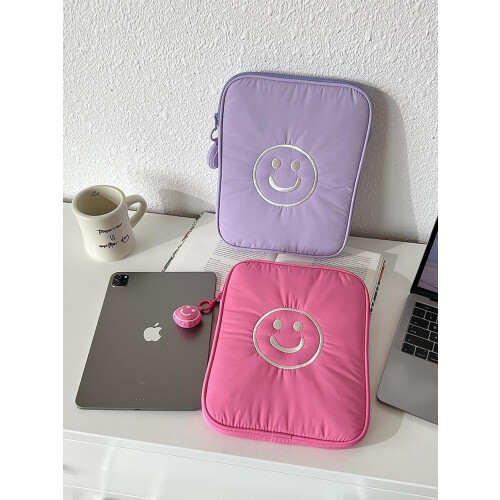 Pochette plate brodée Smiley pour manche PRO11 pouces 2