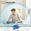 Microfone de karaokê Bluetooth com alto-falante portátil e 2 4