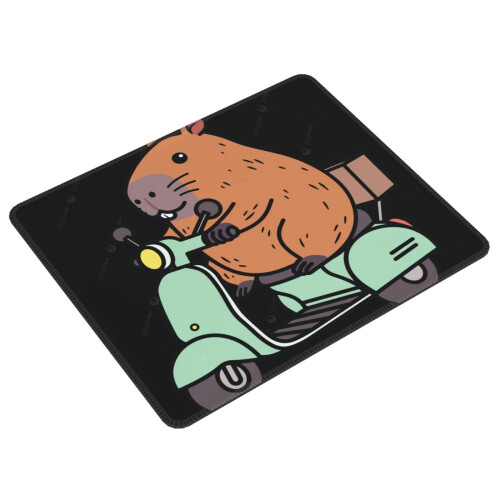 Capybara rubberen bureaumuismat 80x30cm 1