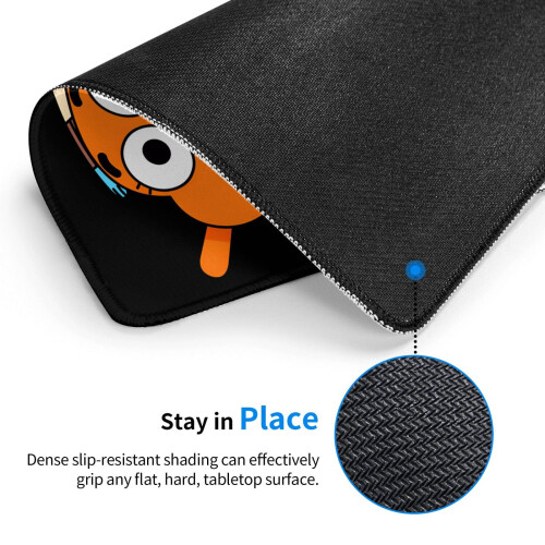 Rubber Lock Edge Mouse Pad for Laptop Computer 1 pcs 2