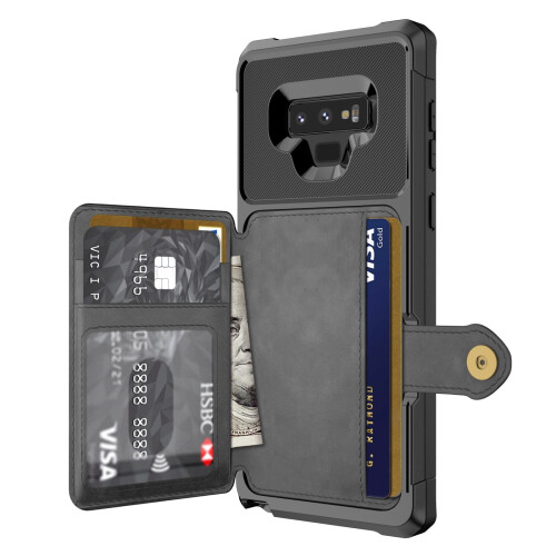 Samsung Galaxy Note9 magnetische portemonneehoes van leer 1