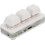 Naroote 3-key USB RGB mechanical mini keypad white 4