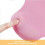 Ergonomisk gamingmusematte med gelhåndleddsstøtte rosa 2